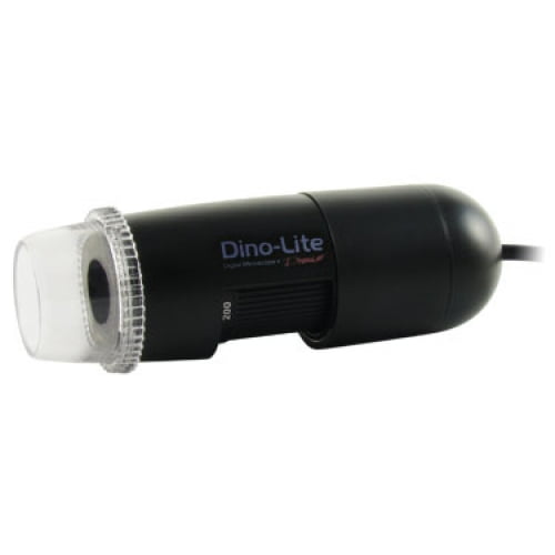 Microscópio Portátil Digital 10x-50x 200x, TV 510x496 Pixels, 8 Led's Brancos, Mod. DinoLite AM4012NZ