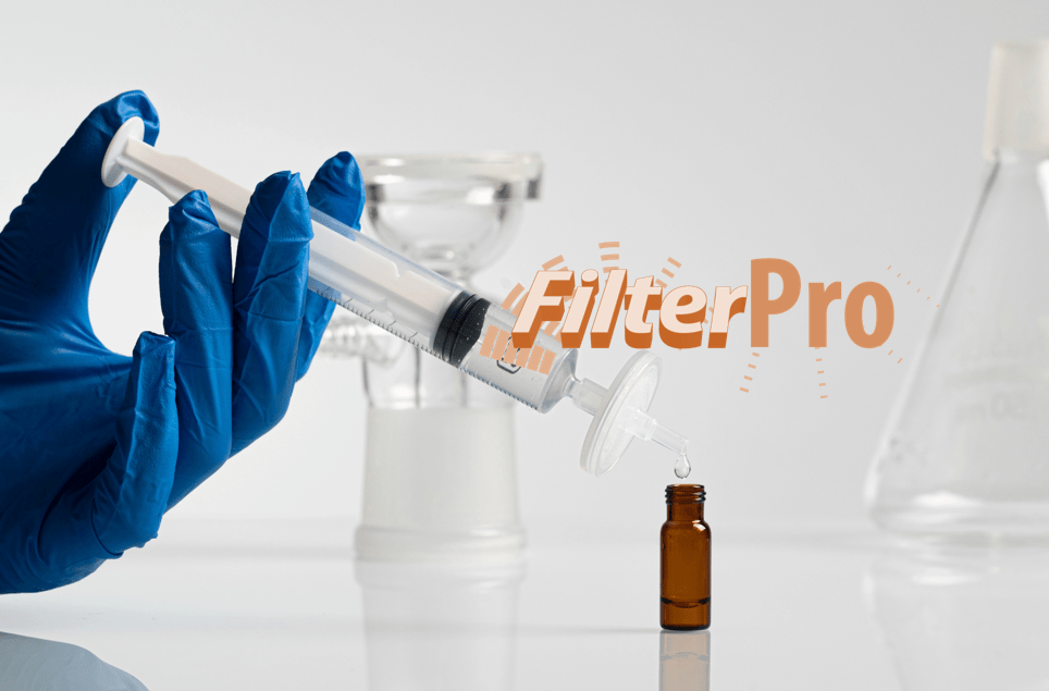 Filtro de Seringa PVDF Não Estéril 25 mm x 0,22 um Pcte c/ 100 Unids