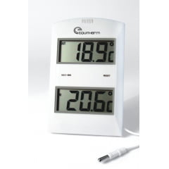 Termômetro Digital de Máxima/Mínima Para Medições em Temperaturas Internas e Externas 