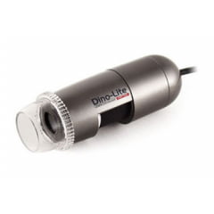 Microscópio Portátil Digital Com Polarizador 10x-50x 200x, USB 1,3M Pixels, 8 Led's Brancos, MicroTouch, Mod. DinoLite AM413ZT