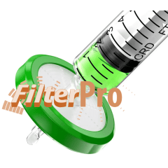 Filtro de Seringa PVDF Não Estéril 25 mm x 0,22 um Pcte c/ 100 Unids